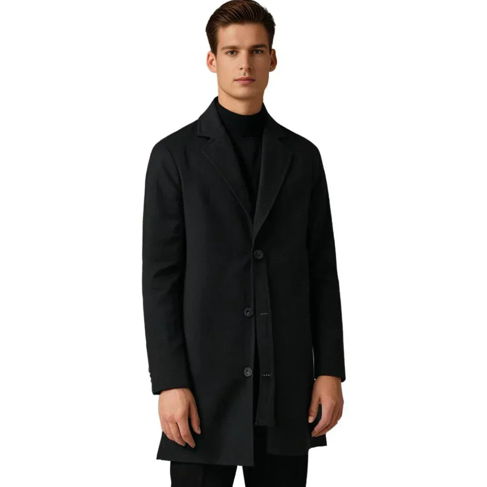 R&B | Herren Winterjacke mit Reverskragen