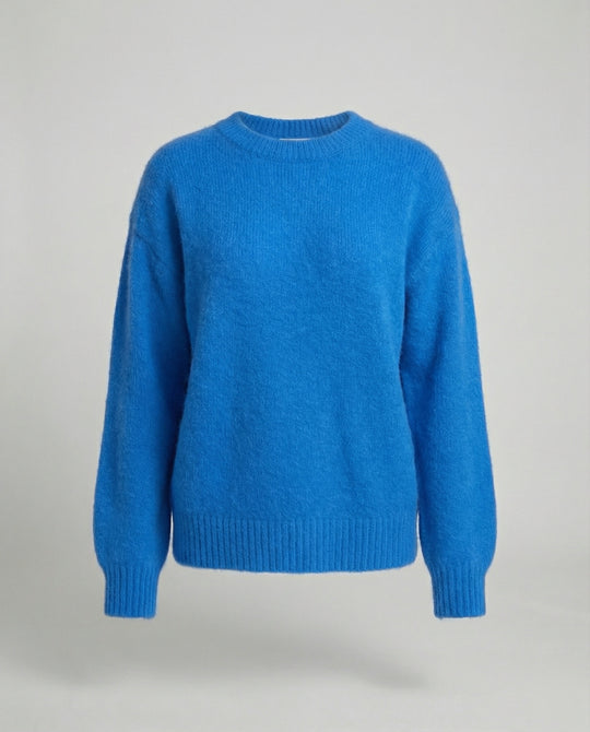 Damen Strickpullover aus weichem Kaninchenhaar-Mix Oversize
