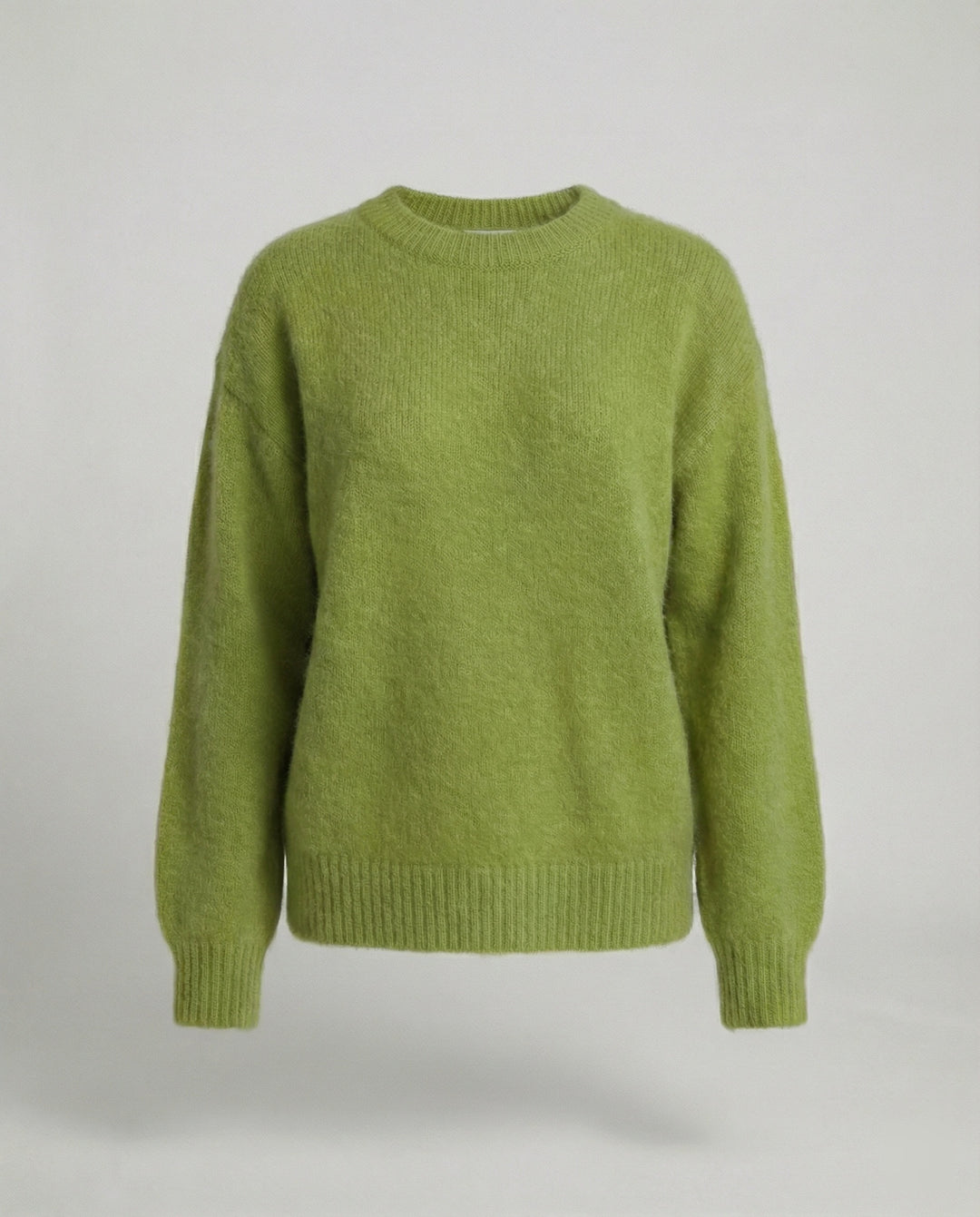 Damen Strickpullover aus weichem Kaninchenhaar-Mix Oversize