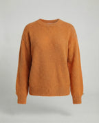 Damen Strickpullover aus weichem Kaninchenhaar-Mix Oversize