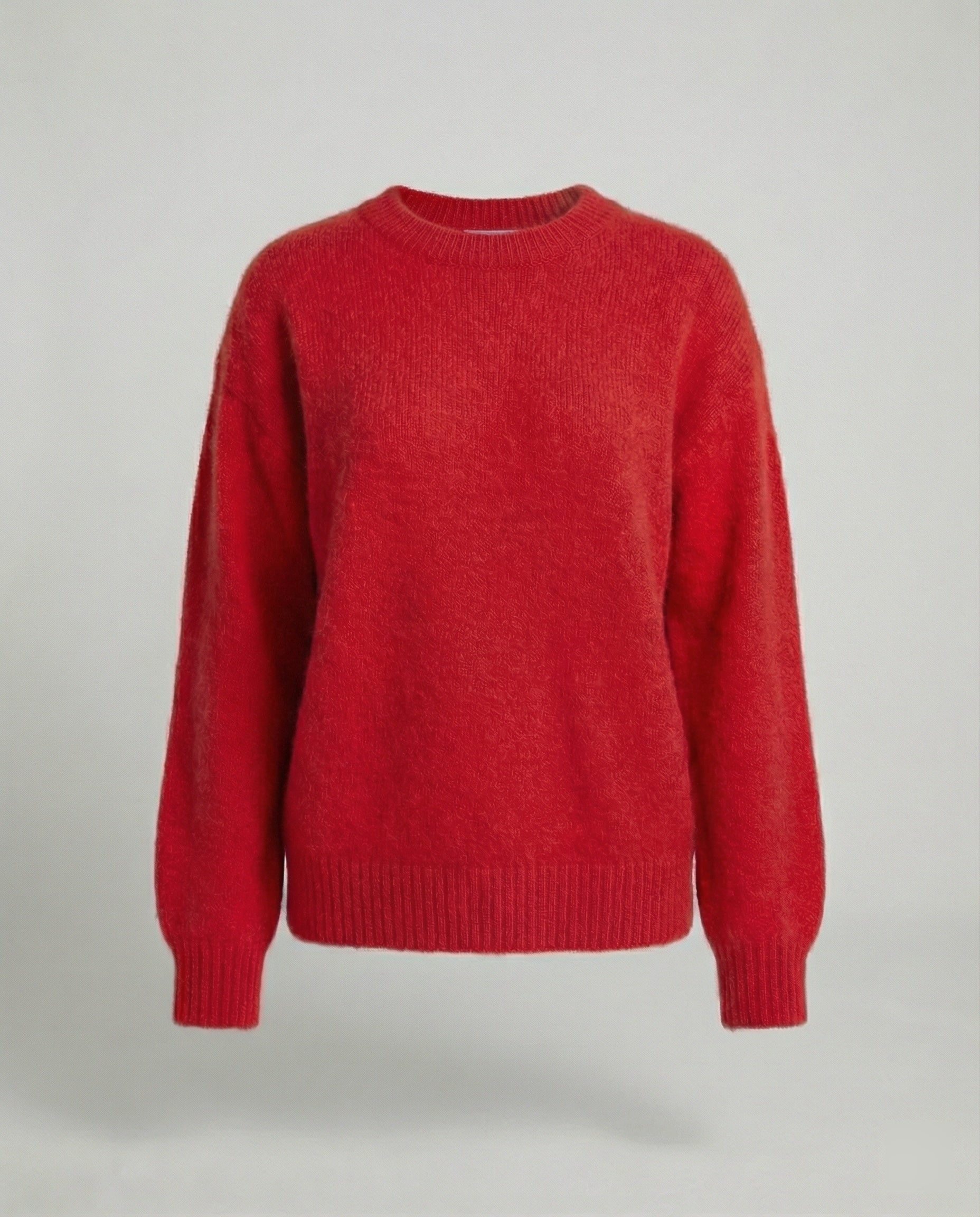 Damen Strickpullover aus weichem Kaninchenhaar-Mix Oversize