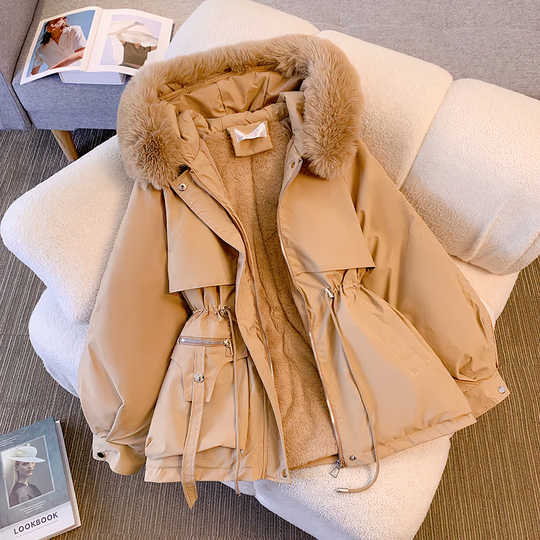 R&B | Winterjacke mit Pelzkapuze