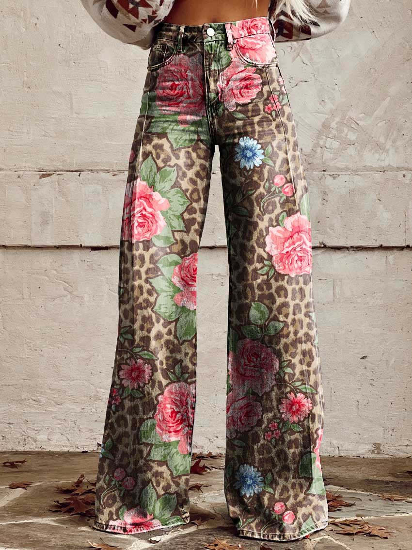 R&B | Bunte Vintage-Hose für Damen