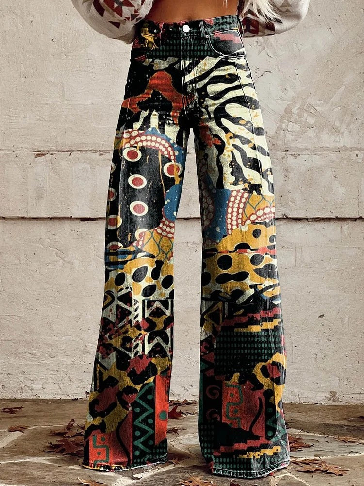 R&B | Stylische Jeans mit Blumenmuster