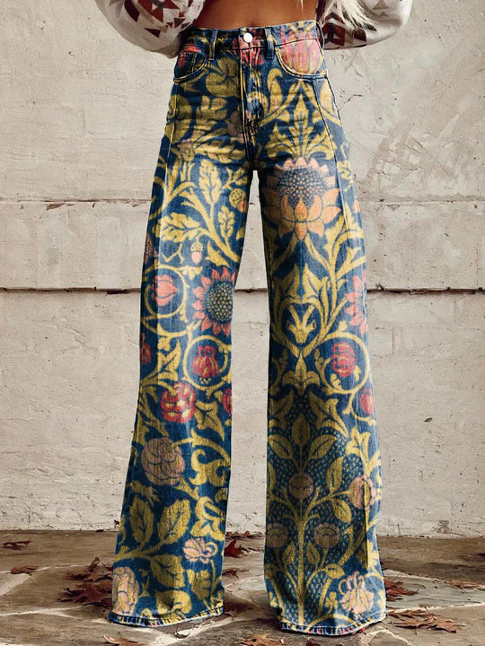 R&B | Bunte Vintage-Hose für Damen