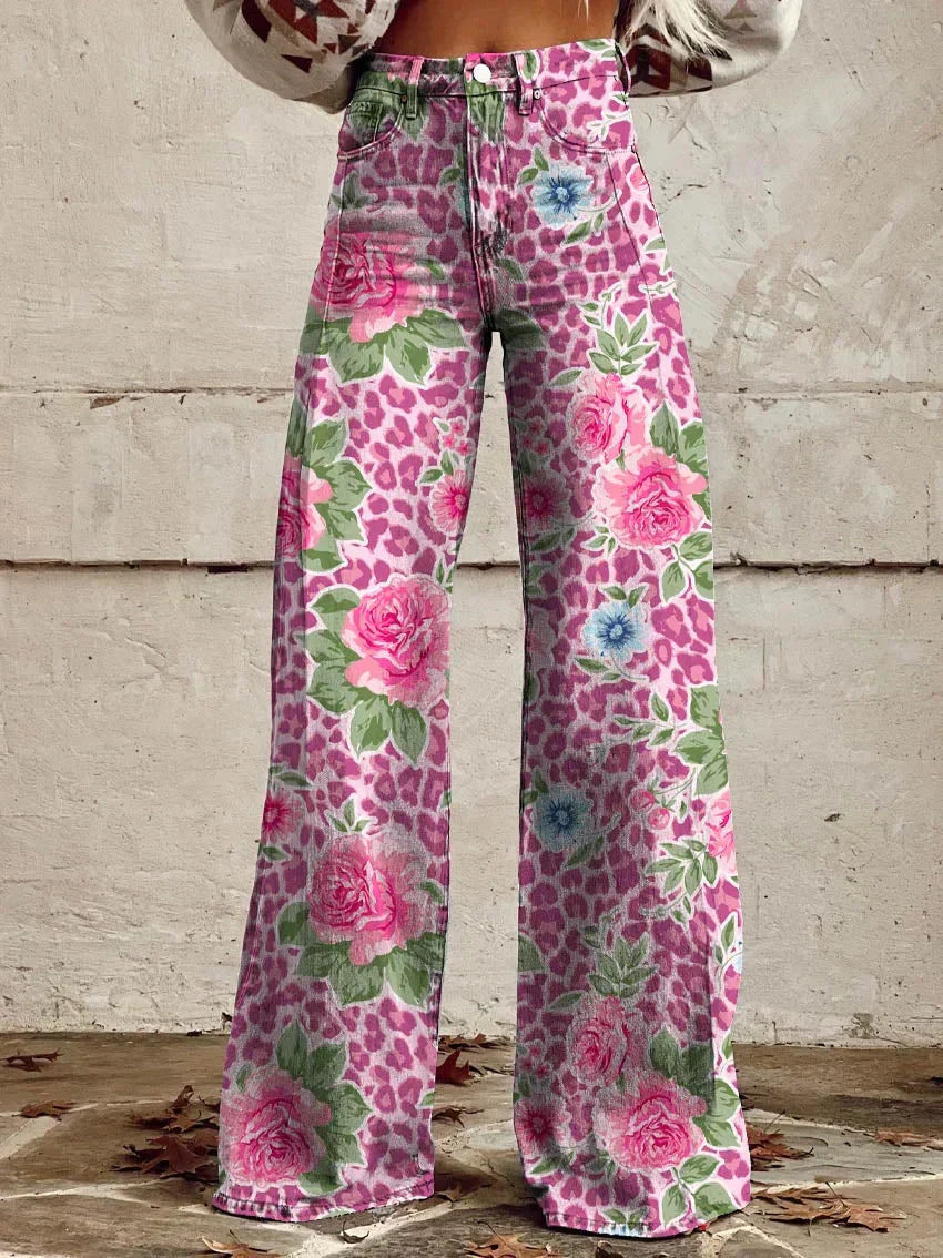 R&B | Stylische Jeans mit Blumenmuster