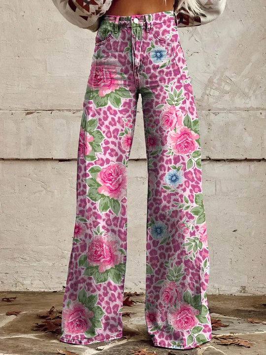 R&B | Stylische Jeans mit Blumenmuster