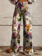 R&B | Bunte Vintage-Hose für Damen