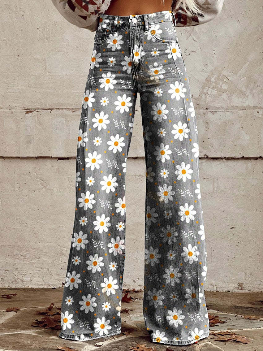 R&B | Bunte Vintage-Hose für Damen