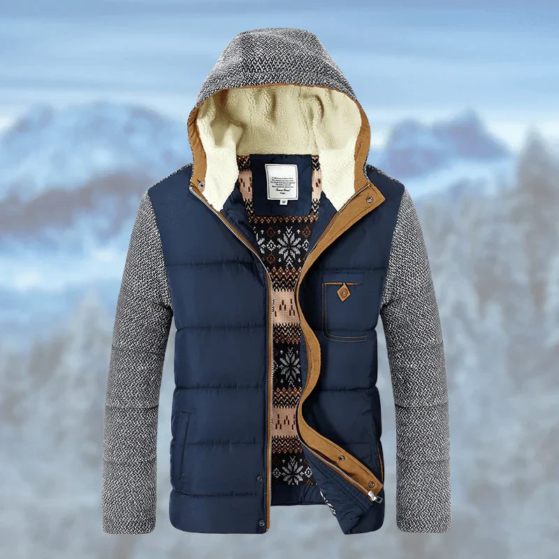 R&B | Warmer Wintermantel mit Weichem Futter