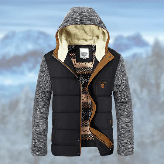 R&B | Warme Winterjacke mit weichem Futter