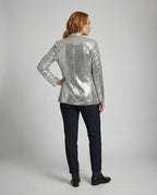 Glamouröser Pailletten Revers Blazer | R&B