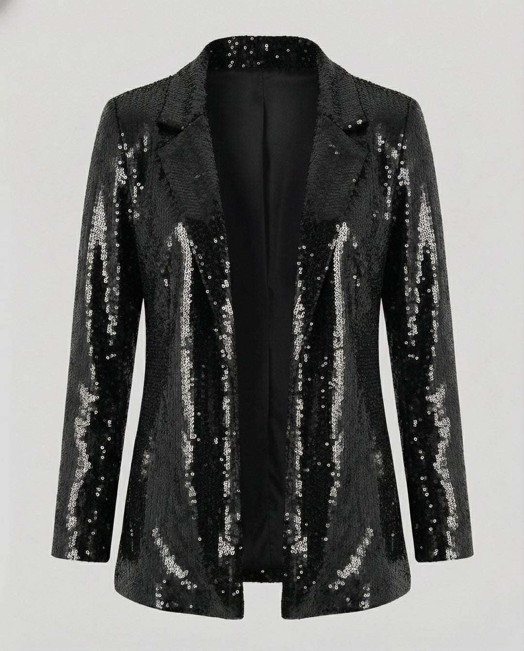 Glamouröser Pailletten Revers Blazer | R&B