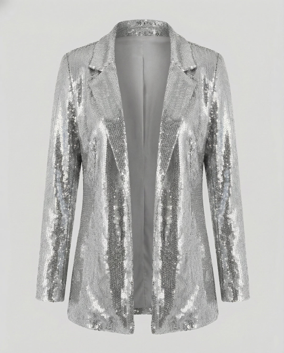 Glamouröser Pailletten Revers Blazer | R&B