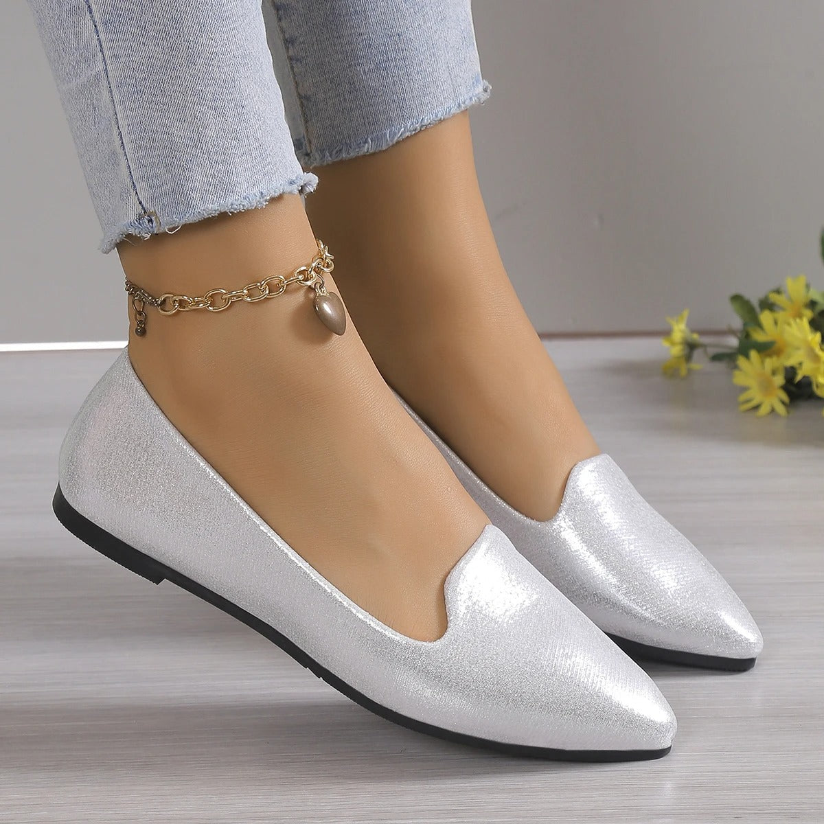Stylische Punkt-Ballerinas mitStretch - Vivienne R&B