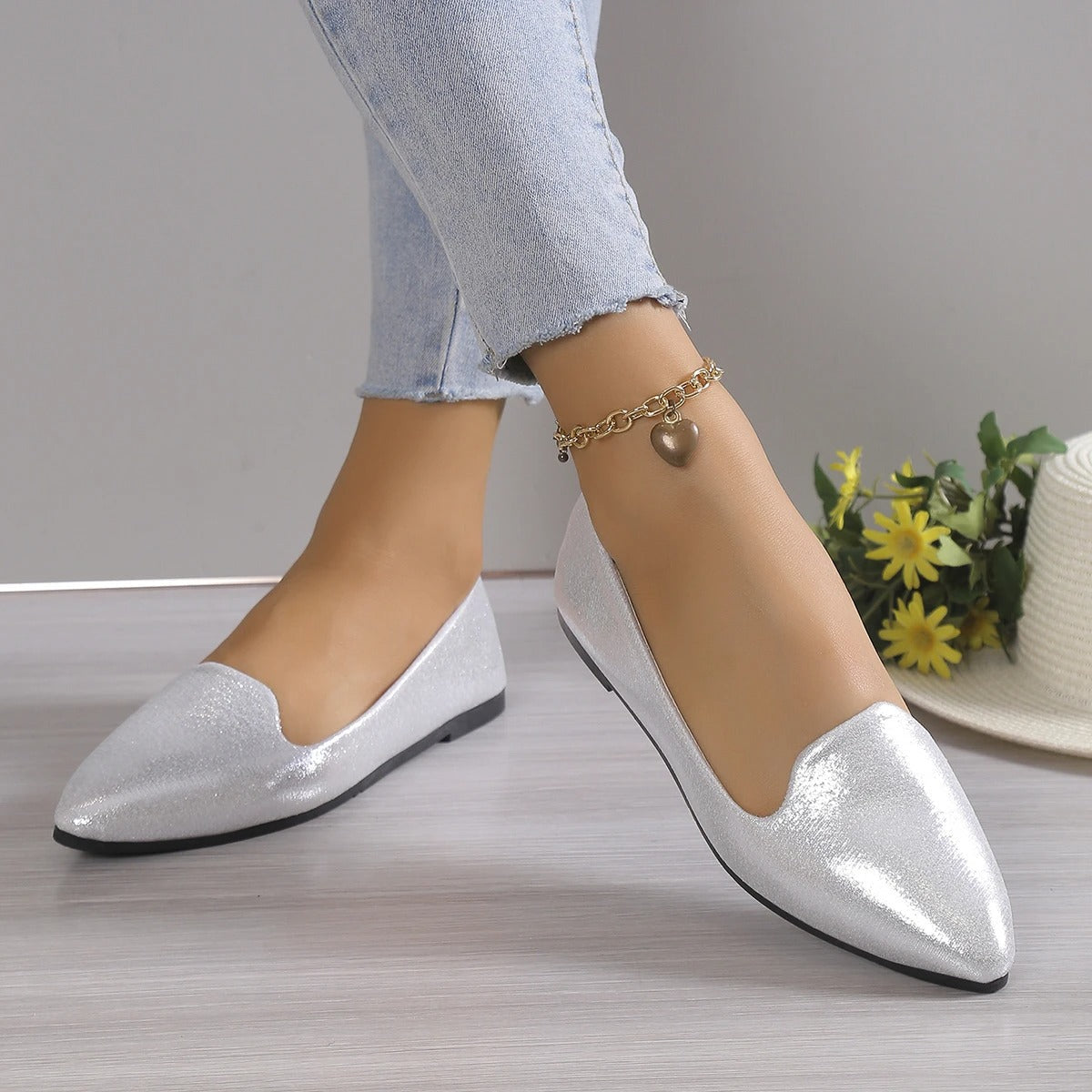 Stylische Punkt-Ballerinas mitStretch - Vivienne R&B
