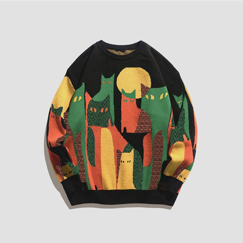 R&B | Unisex Sweatshirt mit Katze