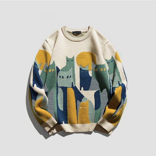 R&B | Unisex Sweatshirt mit Katze