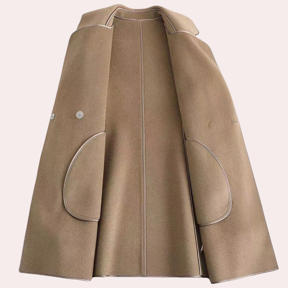 R&B | Stilvoller Wintergürtelmantel für Damen