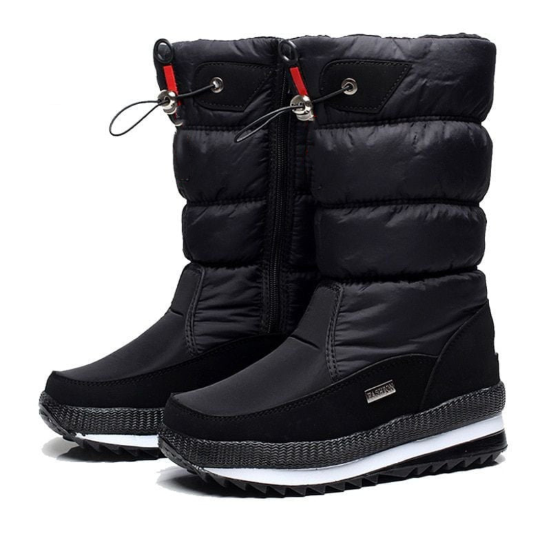 Rutschfeste Und Wasserdichte Schneestiefel Aus Kunstfell R&B