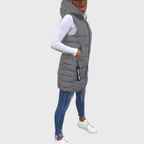 R&B | Damen ärmellose gepolsterte Winterjacke