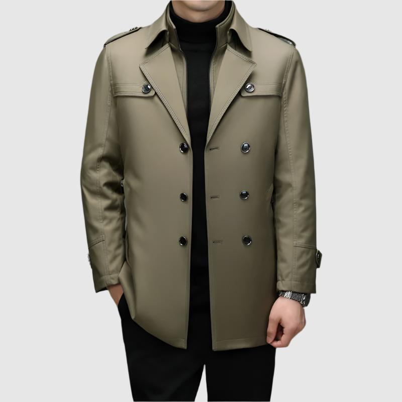 R&B | Veneti Doppelreihiger Windbreaker