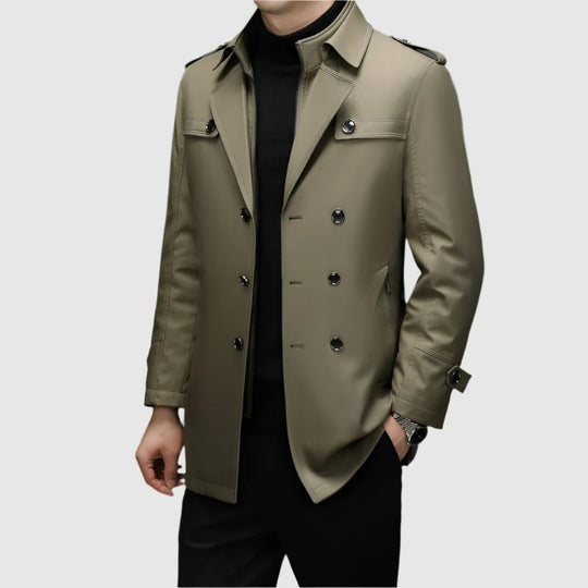 R&B | Veneti Doppelreihiger Windbreaker