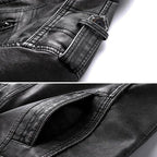 R&B | Klassische Herren Lederjacke