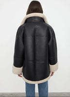 R&B | Damen Warme Winterjacke mit Pelzkragen und Weicher Fütterung