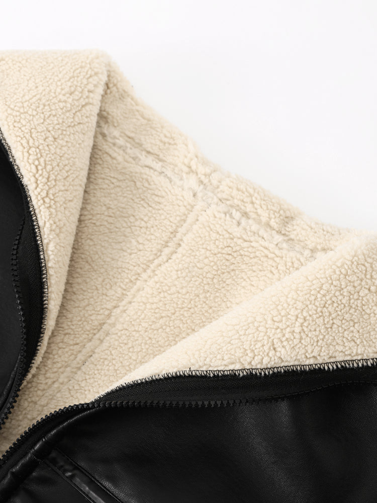 R&B | Damen Warme Winterjacke mit Pelzkragen und Weicher Fütterung