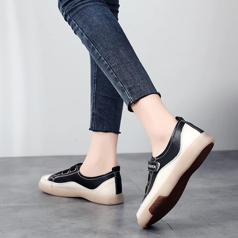 Stylische Echtleder Sneakers für Damen – Beatrice R&B
