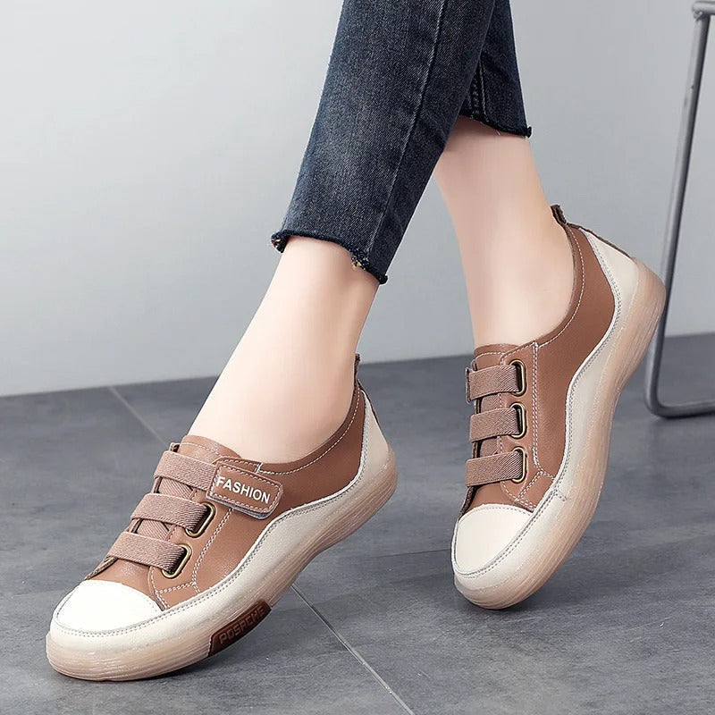 Stylische Echtleder Sneakers für Damen – Beatrice R&B