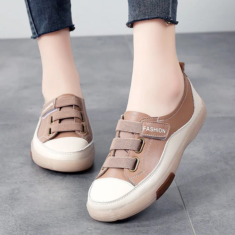 Stylische Echtleder Sneakers für Damen – Beatrice R&B