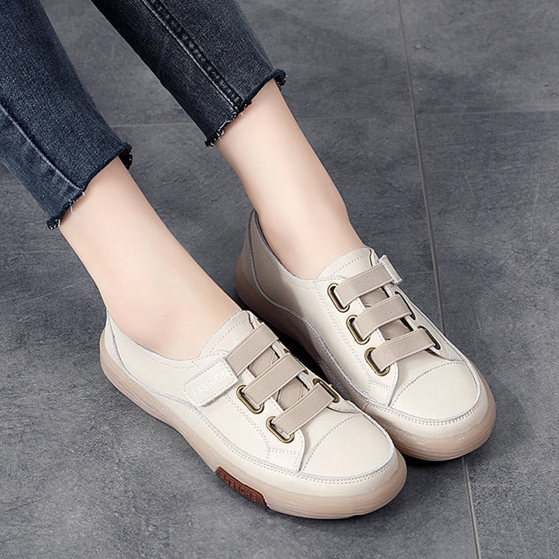Stylische Echtleder Sneakers für Damen – Beatrice R&B
