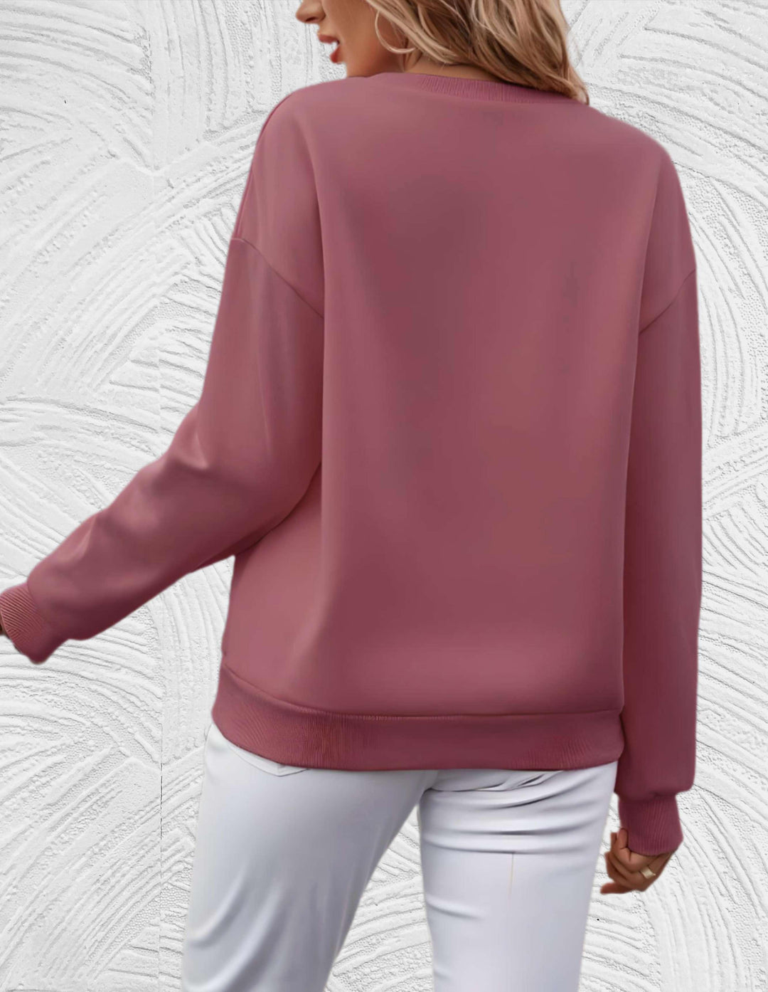 R&B | Lässiges Sweatshirt mit Motivierendem Druck