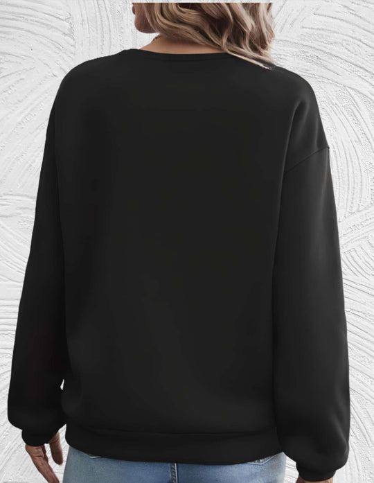 R&B | Lässiges Sweatshirt mit Motivierendem Druck