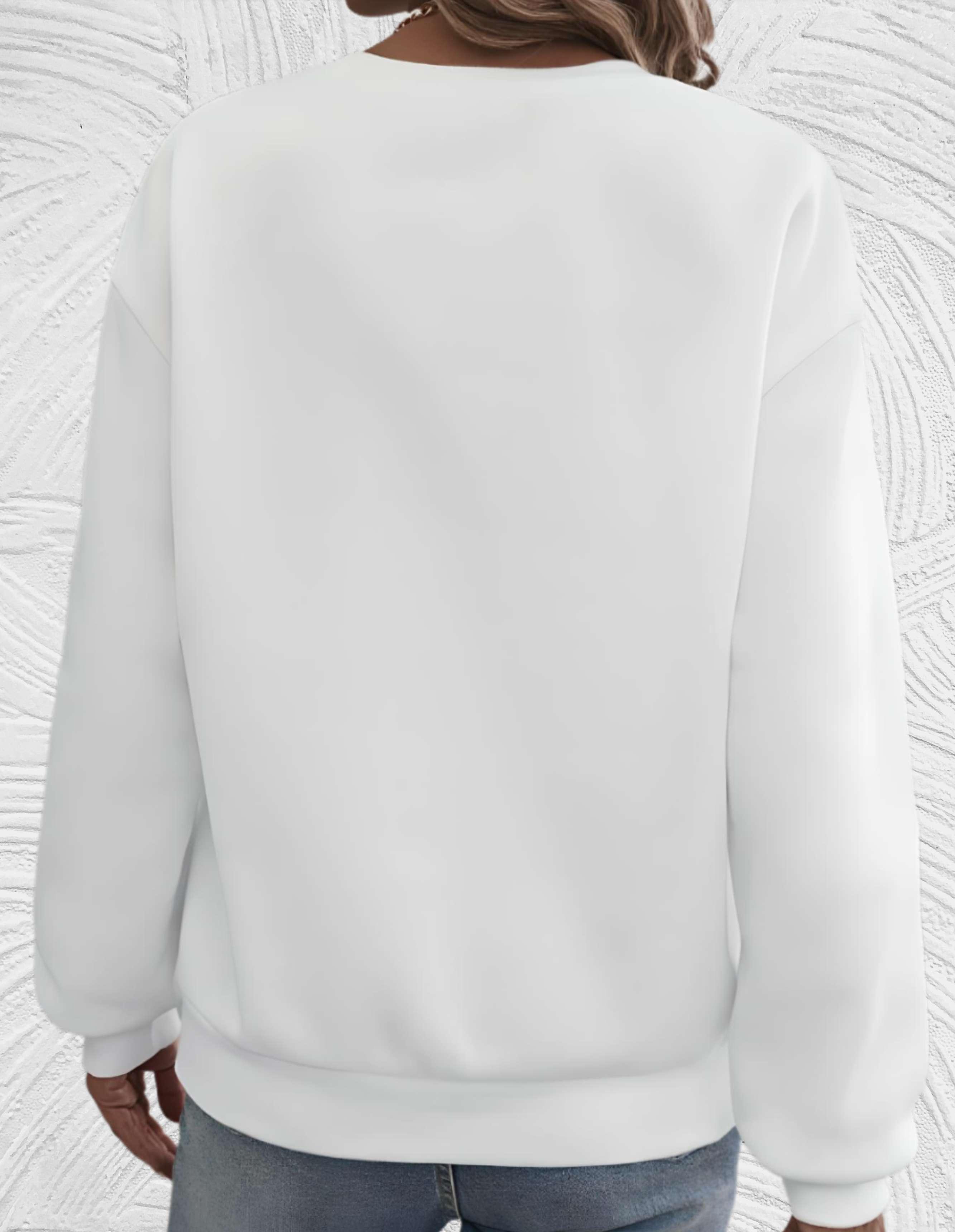 R&B | Lässiges Sweatshirt mit Motivierendem Druck