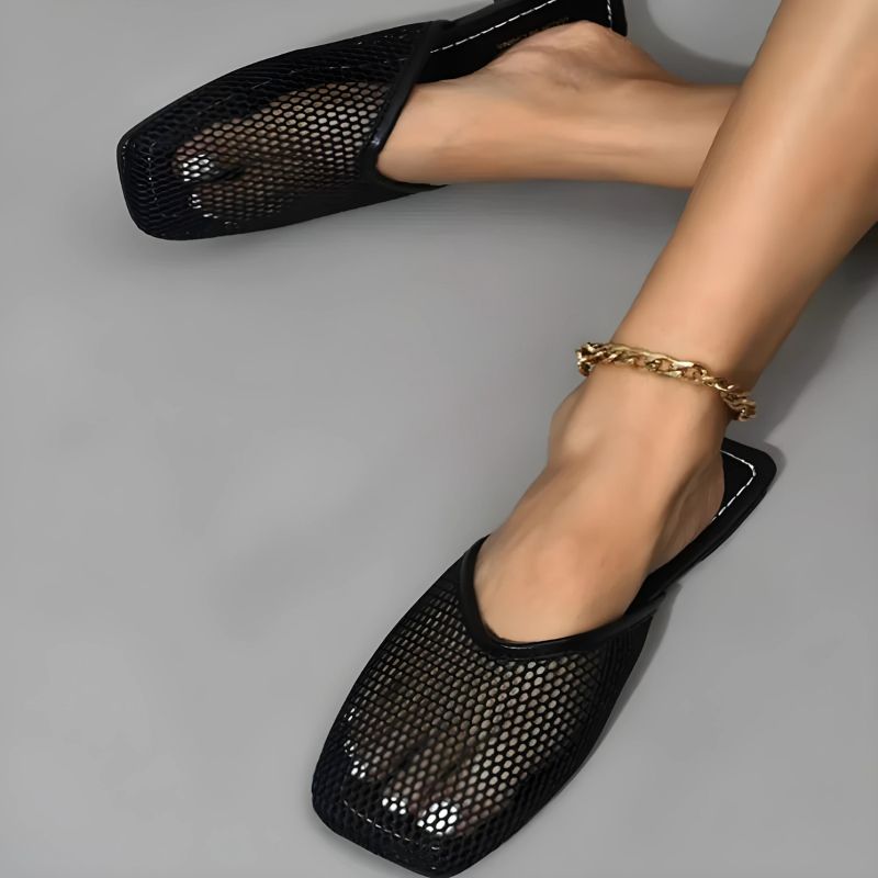 Damen Mesh Hausschuhe mit geschlossener Zehe – Odessa R&B