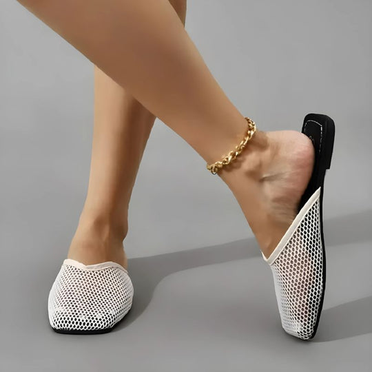 Damen Mesh Hausschuhe mit geschlossener Zehe – Odessa R&B