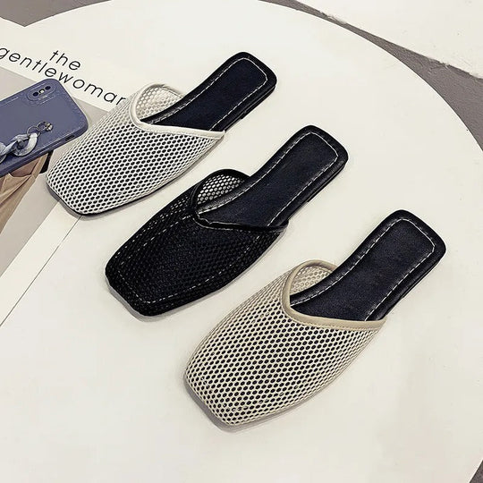 Damen Mesh Hausschuhe mit geschlossener Zehe – Odessa R&B