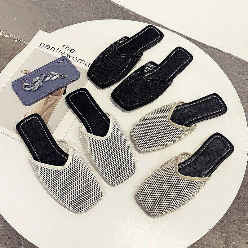 Damen Mesh Hausschuhe mit geschlossener Zehe – Odessa R&B