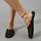 Damen Mesh Hausschuhe mit geschlossener Zehe – Odessa R&B