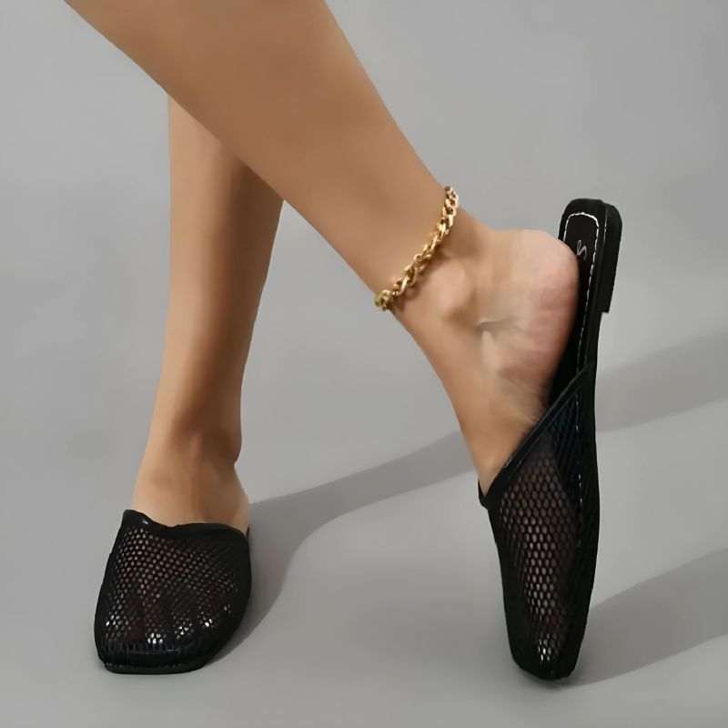 Damen Mesh Hausschuhe mit geschlossener Zehe – Odessa R&B