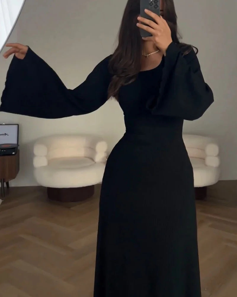 R&B - Elegantes halblanges Kleid
