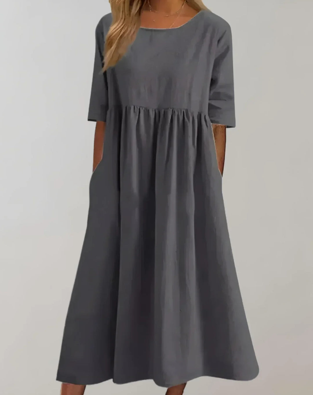 R&B | Locker Sitzendes Baumwollkleid