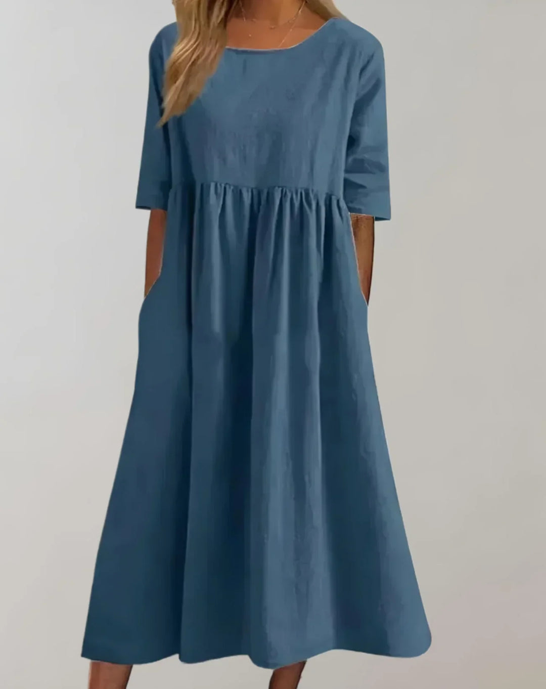 R&B | Locker Sitzendes Baumwollkleid