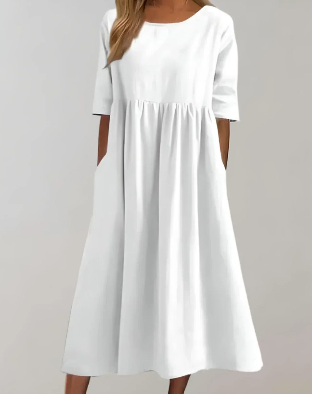 R&B | Locker Sitzendes Baumwollkleid
