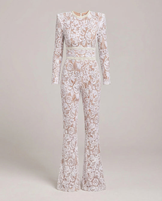 Eleganter Spitzen Overall Damen | R&B
