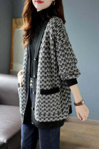 R&B | Damen Cardigan mit Klassischem Strickmuster