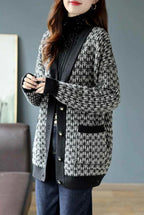 R&B | Damen Cardigan mit Klassischem Strickmuster